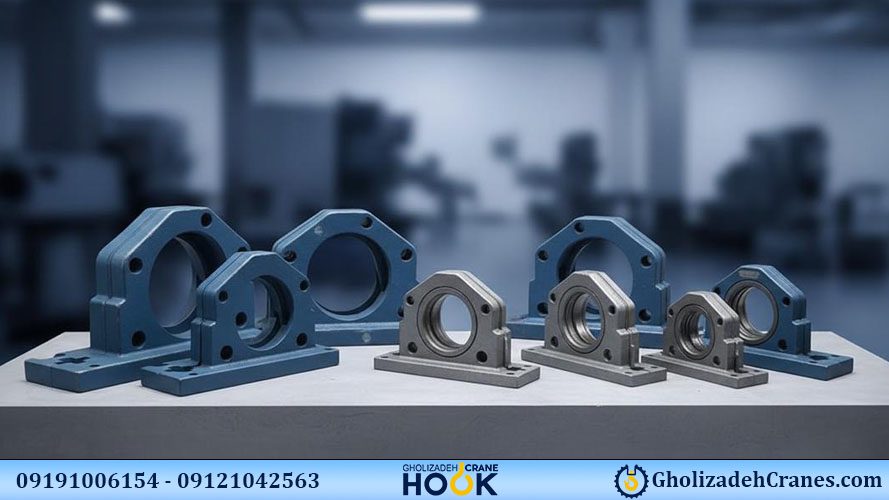 مجموعه انواع پوسته یاتاقان دو تکه صنعتی سری SN و SD جرثقیل - جرثقیل قلی زاده