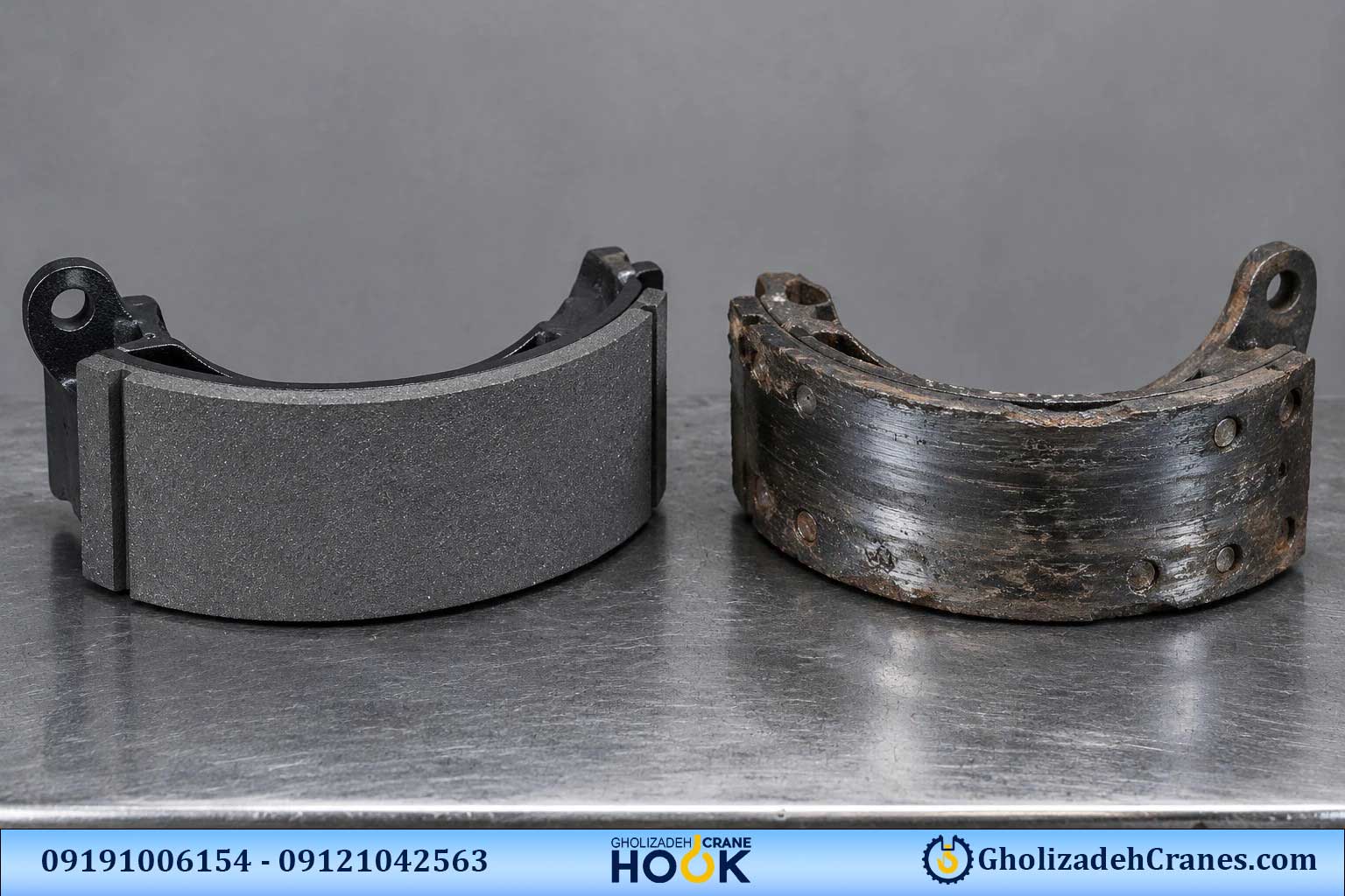 سایش لنت ترمز و نقش آن در داغ شدن موتور جرثقیل